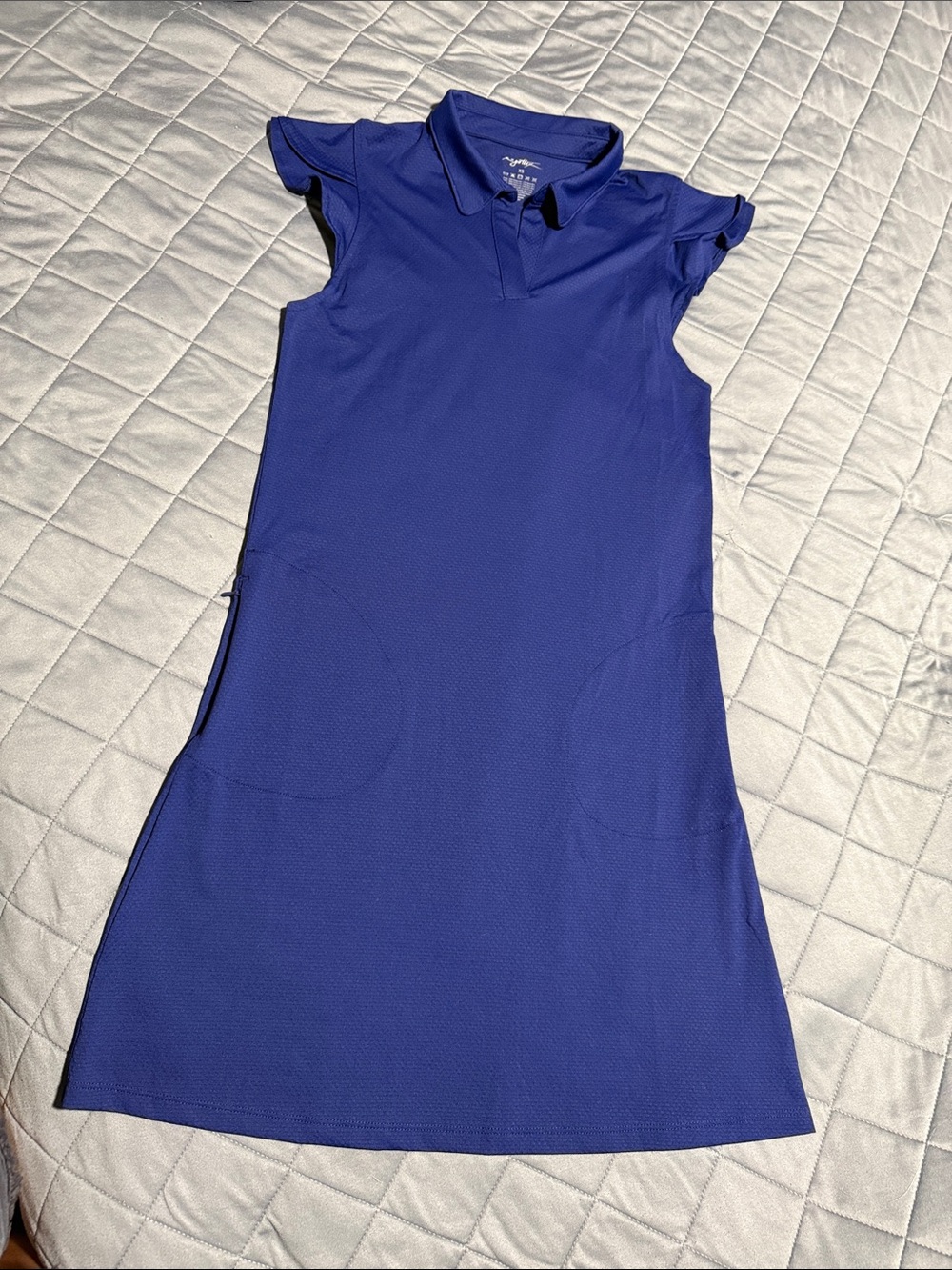 Gottex Royal Blue Sleeveless Polo Mini Dress in X-Small